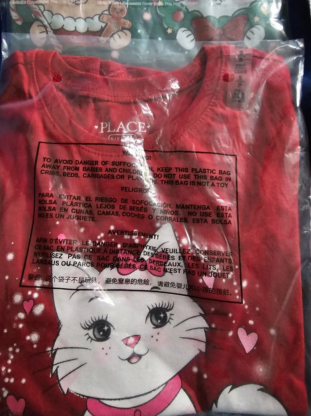 The Children's Place Set Of 4 T-Shirts Size T5-6 kids Brand New